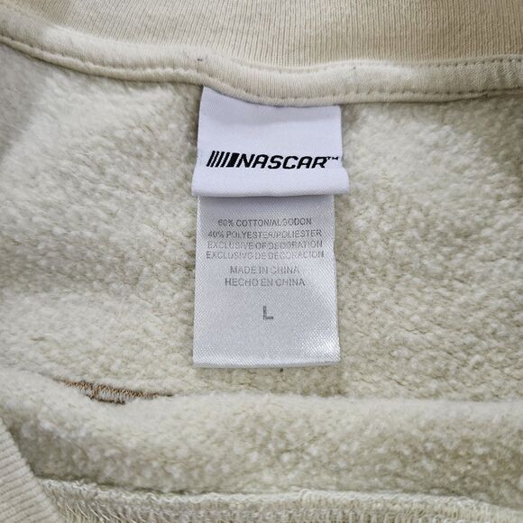 NASCAR Sweatshirt Daytona 500 Racing Men's Large Embroidered Pullover Back Hit - Picture 4 of 7